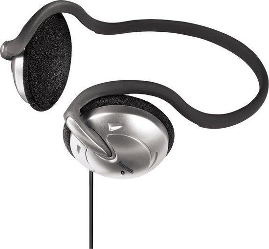 Hama HK-220 - On-ear koptelefoon met nekband - Zilver | bol.com