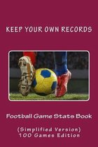 Football Game Stats Book