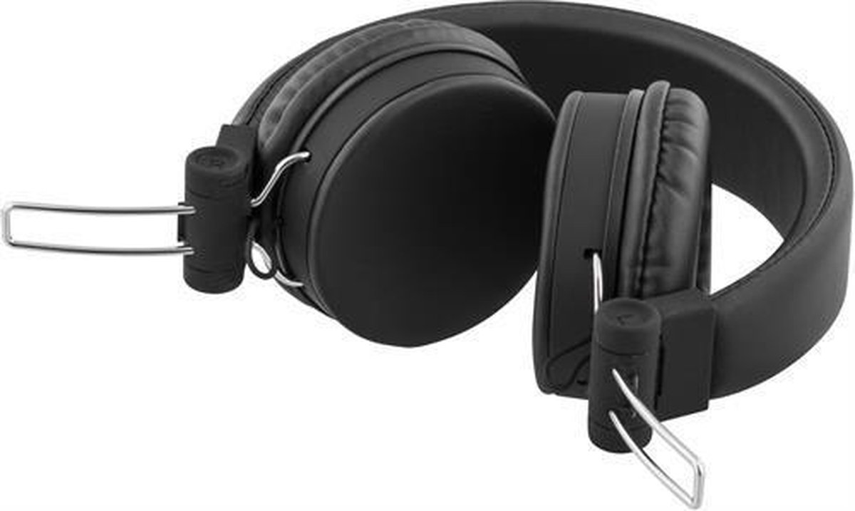 STREETZ HL-221 Opvouwbare On-ear hoofdtelefoon met microfoon - Zwart |  bol.com