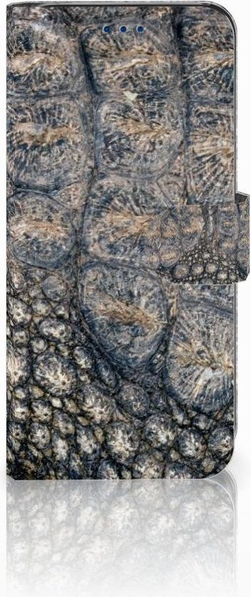 Samsung Galaxy S8 Telefoonhoesje met Pasjes Krokodillenprint