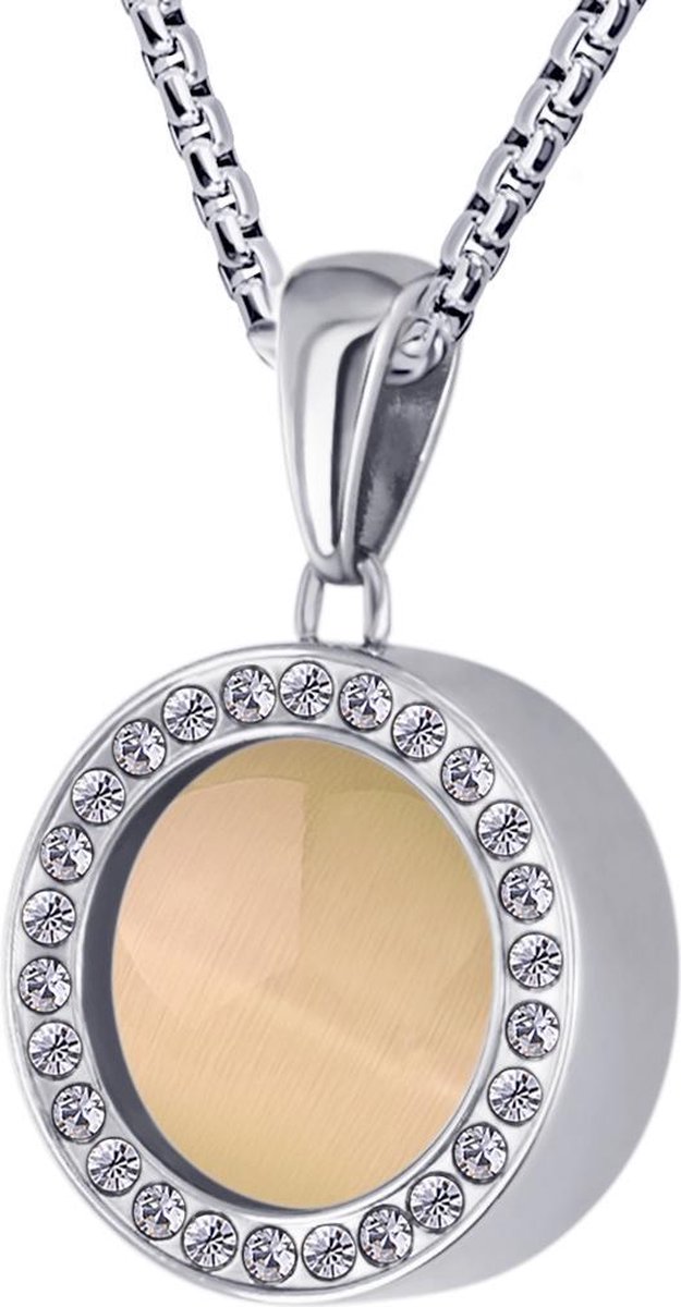 Pendentif Mini Pièce Interchangeable Quiges Acier Inoxydable Argenté - Collection Mix & Match