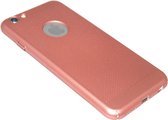 Roze kunststof hoesje Geschikt voor iPhone 6 (S) Plus