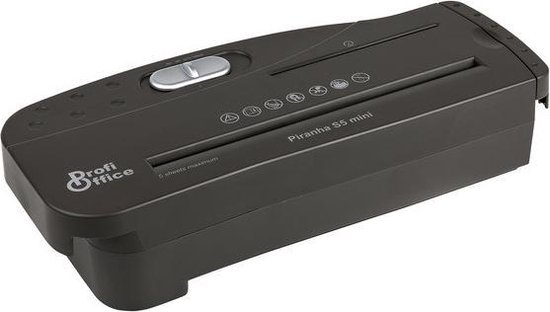 ProfiOffice PO-91920 Papiervernietiger Piranha S5 Mini P-3