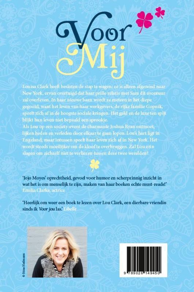Voor mij - back cover