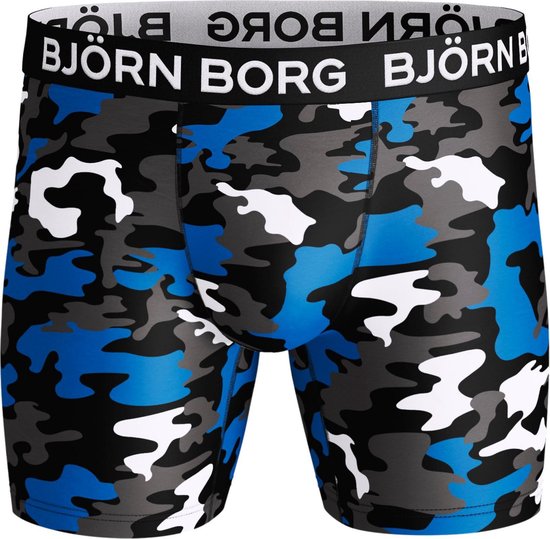 Bjorn Borg LA Wild camo heren boxershort - performance - blauw - maat L |  bol.com