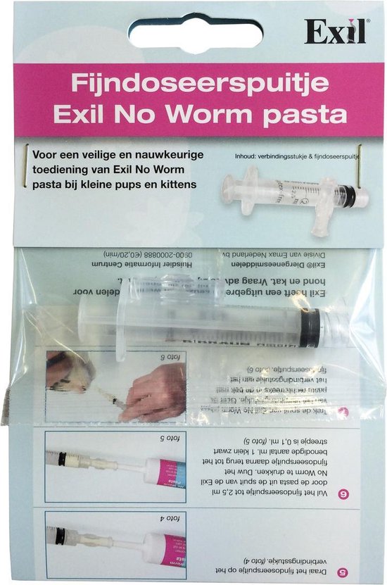 No Worm Fijndoseerspuitje Pasta Ontworming
