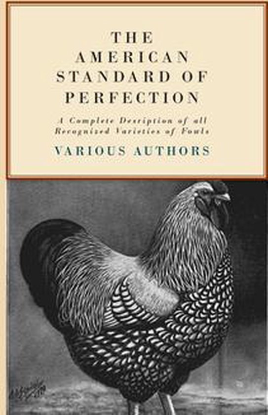 The American Standard of Perfection - A Complete Description ... - cover