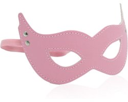 Banoch - mask villain pink - masker van imitatieleer roze