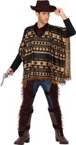 ATOSA - Cowboy poncho kostuum voor volwassenen - XL