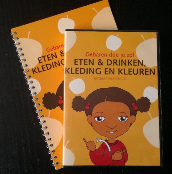 Cover van het boek 'Gebaren doe je zo! / Eten & drinken, kleding en kleuren + DVD' van N.A.M. Fluitman