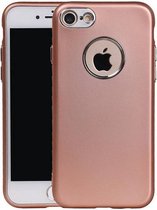Design TPU Hoesje - Hoesje Geschikt voor iPhone 7 / 8 Roze