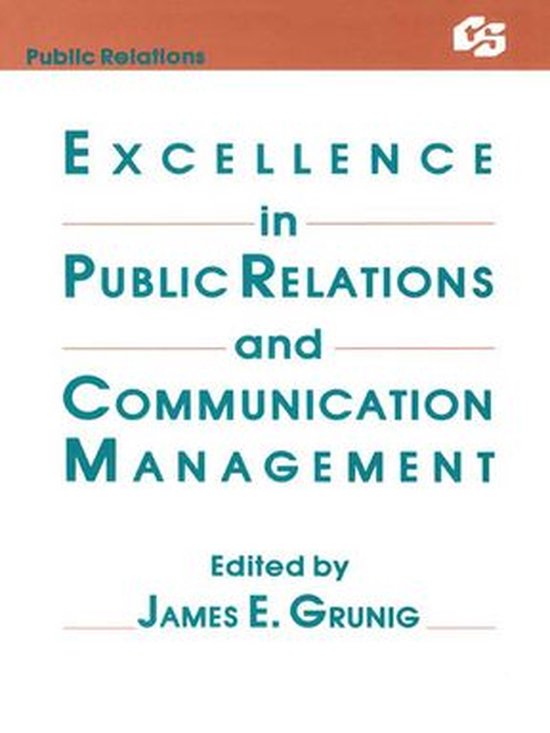 Excellence in Public Relations and Communication Management - cover