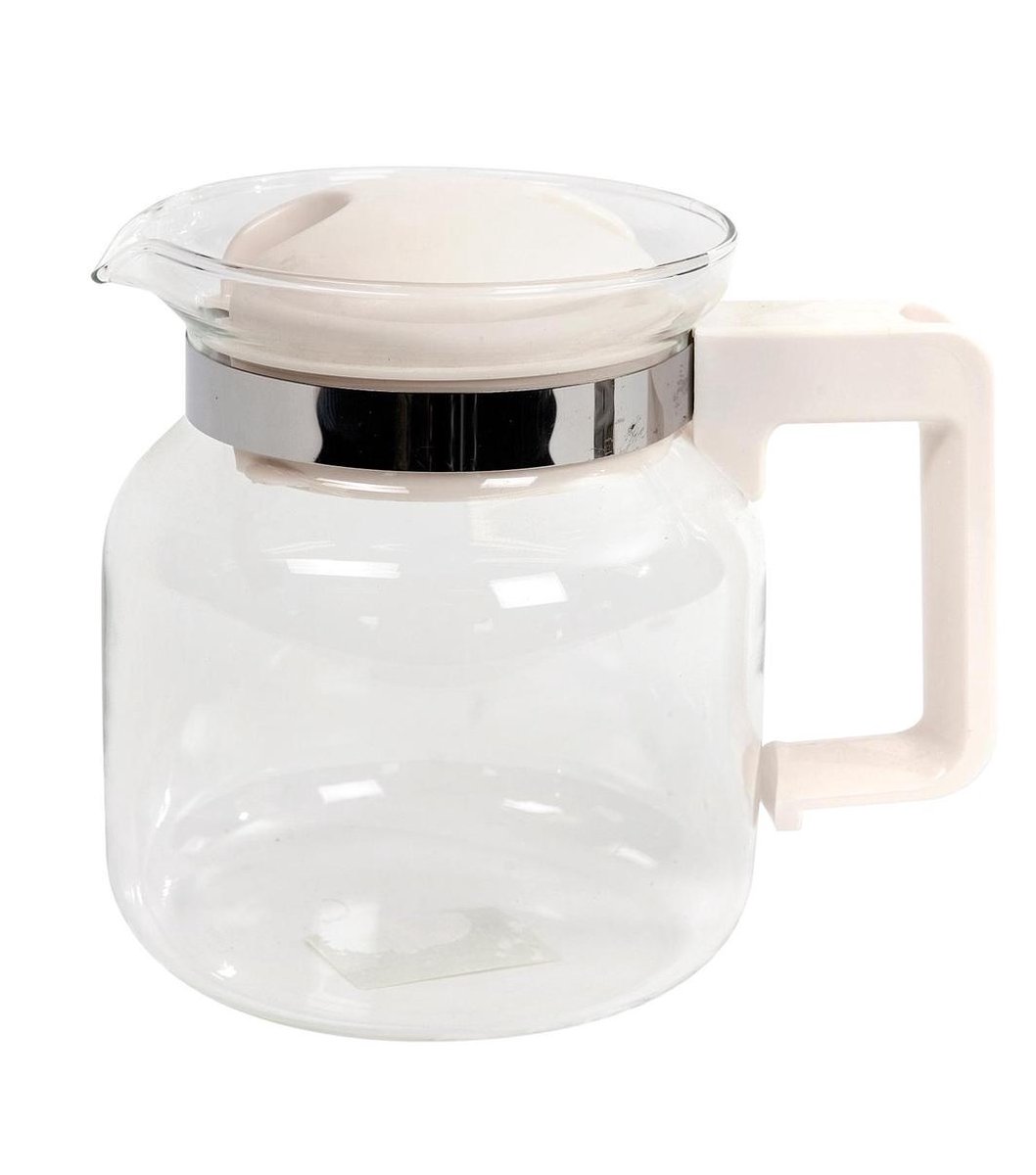 Aanmoediging inflatie Kapel Koffiekan Glas - 1 Liter - Transparant | bol.com