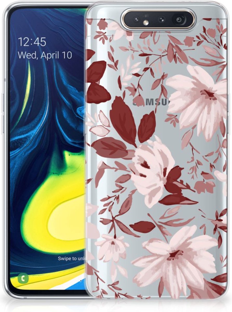 Hoesje maken Samsung Galaxy A80 Watercolor Flowers