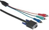 "Hama Video Connecting Cable 3 RCA Plugs-HDD Plug, 15- pins, 2 m"