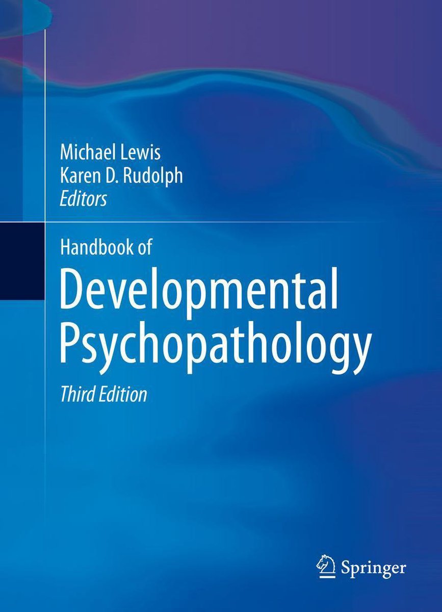 Omslag van Behavioral Science and Psychology (R0) - Handbook of Developmental Psychopathology