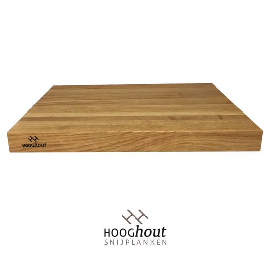 genade gewicht wenkbrauw Hooghout | Eiken Houten Snijplank Groot 50 x 35 x 4 cm | bol.com