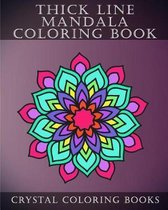 Thick Line Mandala Coloring Book