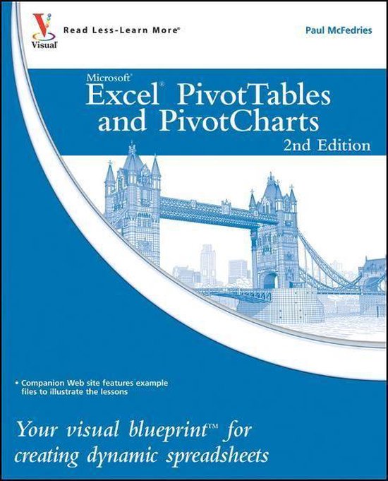Visual Blueprint 40 - Excel PivotTables and PivotCharts - cover
