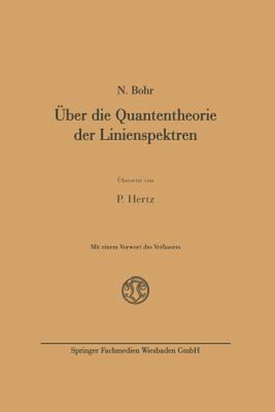 Über Die Quantentheorie Der Linienspektren