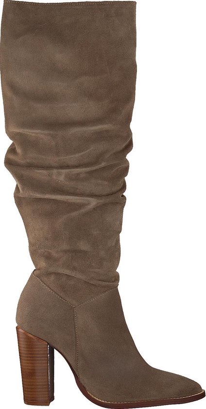 Omoda Dames Hoge Laarzen 6124 - Taupe - Maat 36 | bol.com
