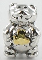 Quiges - 925 - Zilveren - Bedels -Sterling zilver - Beads - Multi Bever Kraal Charm - Geschikt – voor - alle bekende merken - Armband Z549