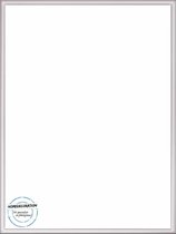 Homedecoration Almelo - Cadre photo - Format photo - 53 x 79 cm - Brillant argent
