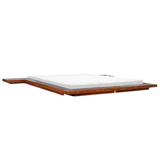Afslachten Incarijk Schrikken vidaXL Bedframe Japanse stijl futon massief hout 180x200 cm | bol.com