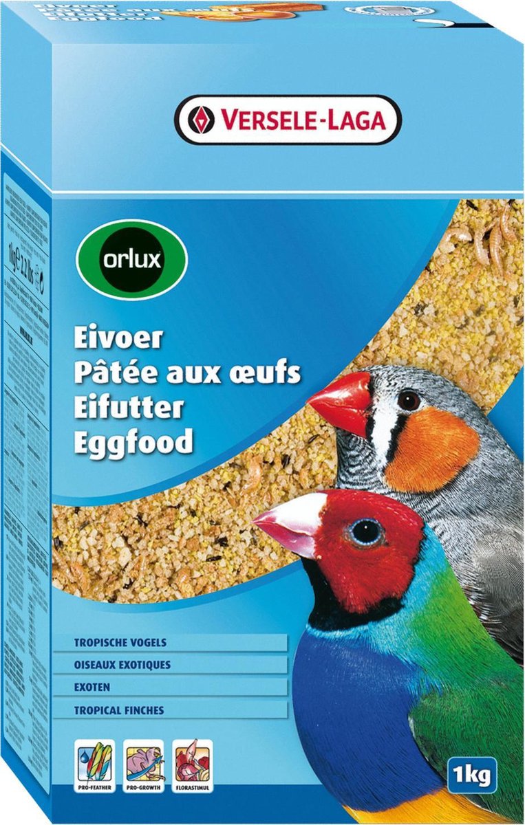 Orlux Eivoer Droog Tropische Vogel 1 kg