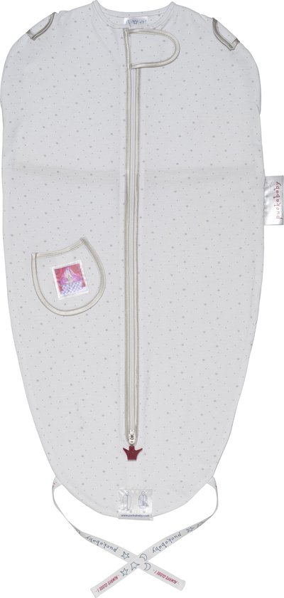 Puckababy - The Original Mini Inbakerdoek 3/6 m - Ecru Ster
