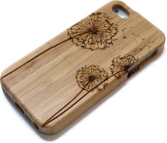 Coque iPhone 6 en bois - Bambou - Pissenlits | bol