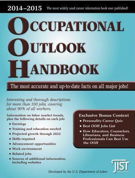 Occupational Outlook Handbook, Dept of U S Labor 9781593579883
