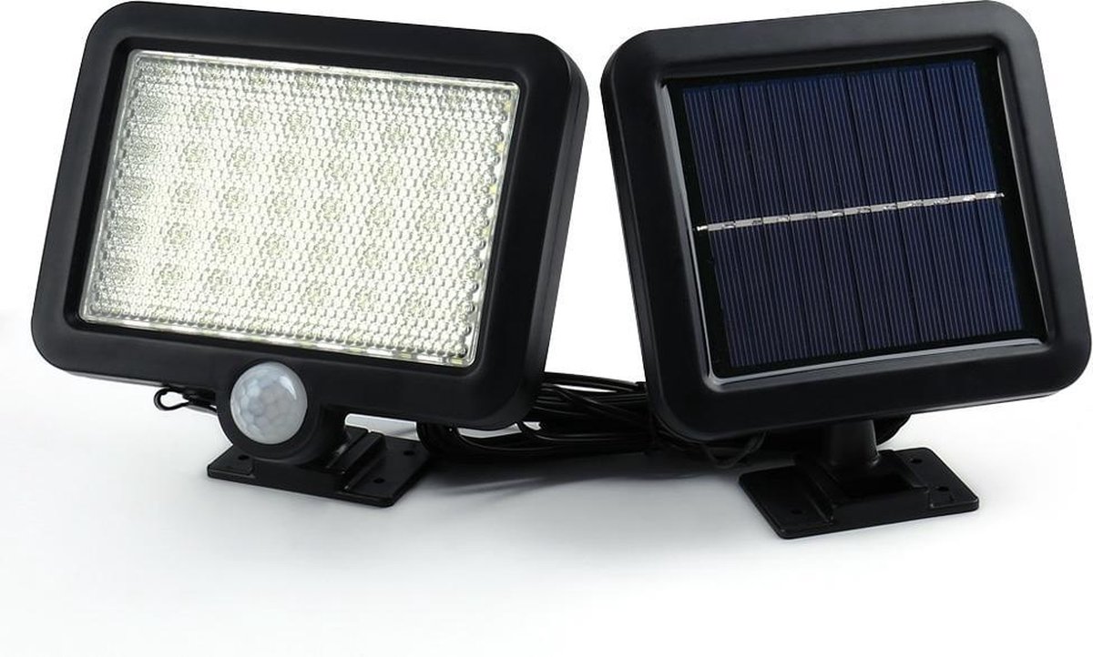 stout maagd Gebeurt LED Buitenlamp - zonne-energie - bewegingssensor en los zonnepaneel |  bol.com