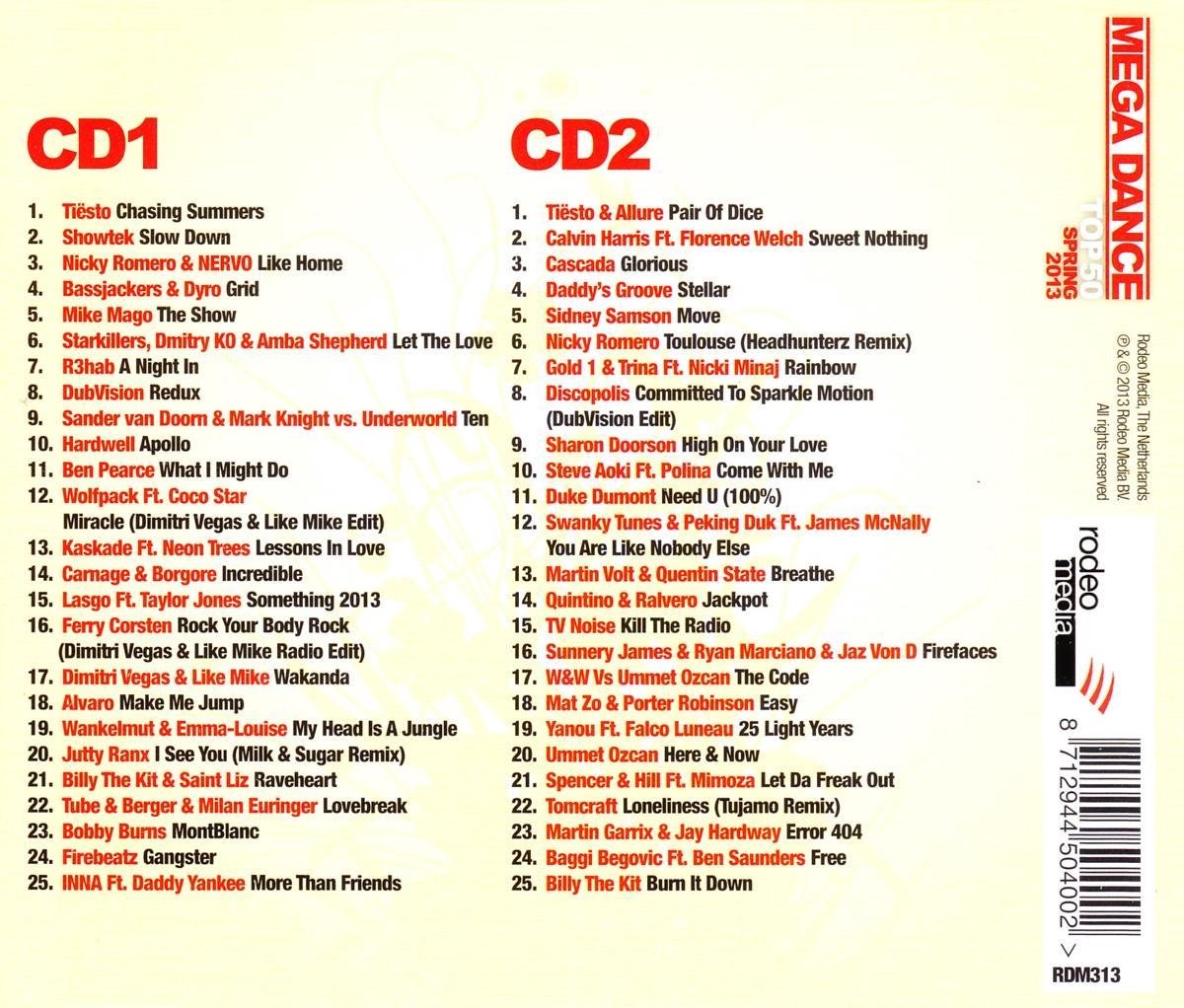 【中古】 Mega Dance Top 100 Best Of 2013 Mega Dance Top 50 Spring 2013, various artists | Musique | bol