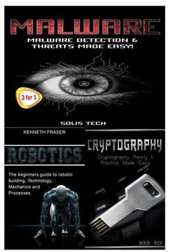 Malware + Robotics + Cryptography - cover