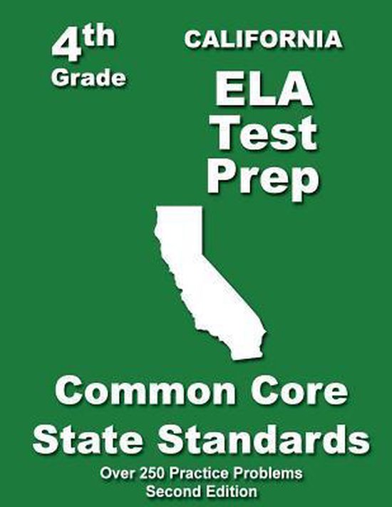 California 4th Grade Ela Test Prep - cover