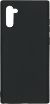 Samsung Galaxy Note 10 siliconenhoesje Mat Zwart Siliconen Gel TPU / Back Cover / Hoesje