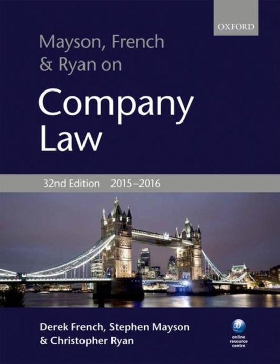 Mayson, French & Ryan on Company Law - cover