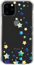 Casetastic Apple iPhone 11 Pro Hoesje - Softcover Hoesje met Design - Funky Stars Print