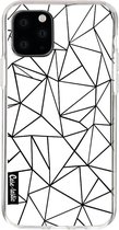 Casetastic Apple iPhone 11 Pro Hoesje - Softcover Hoesje met Design - Abstraction Outline Print