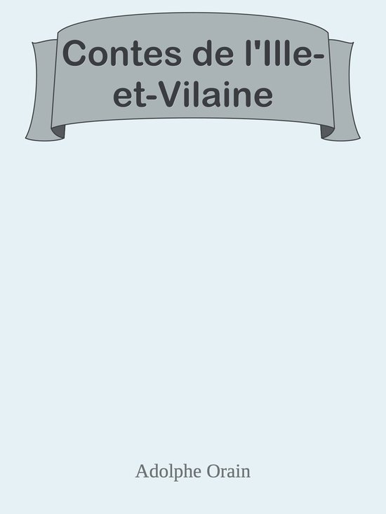 Contes de l'Ille-et-Vilaine - cover