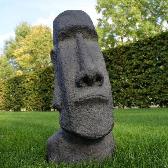 Vuiligheid Reis Relatie Moai - tuinbeeld 60 cm | bol.com