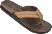 Cool Shoe Teenslippers Toots Heren Donkerbruin Maat 45/46