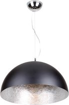 Hanglamp Cupula+ Ø50cm - mat zwart / zilver - 60w E27