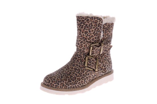 HIP H2445 Gevoerde Panterprint Boots Maat 28 HIP H2445 Gevoerde Panterprint Boots Maat 28