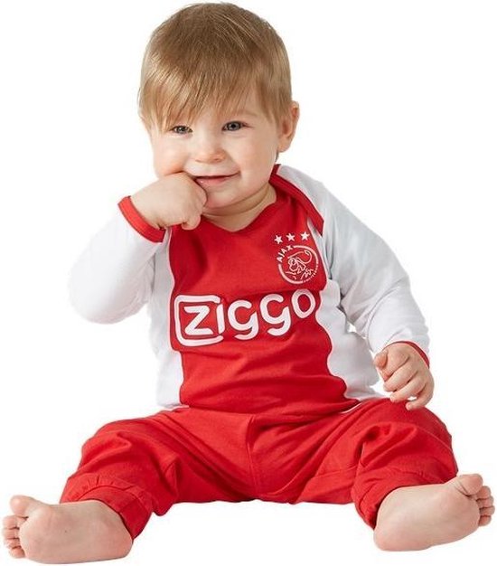 dood Heb geleerd ga verder Ajax baby pyjama - wit/rood - maat 50/56 | bol.com