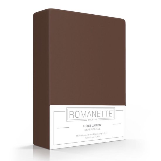 Luxe Verkoelend Hoeslaken - Taupe - 180x200 cm - Katoen - Romanette