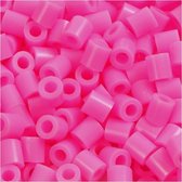 Nabbi strijkkralen neon roze 1100 stuks nr 2
