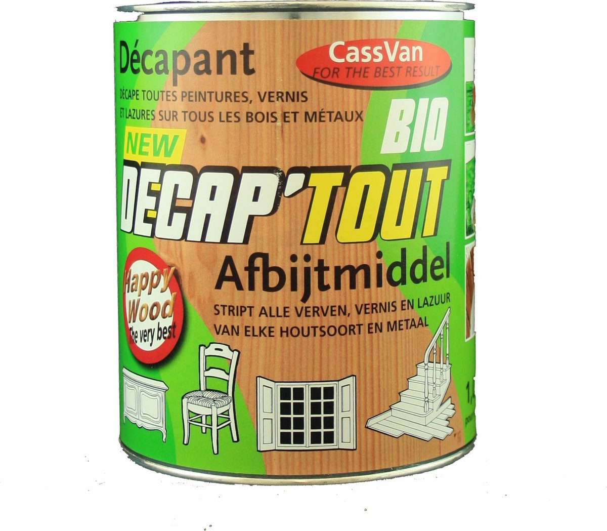 BIO DECAPTOUT - Bio Afbijtmiddel voor verf - 1 liter