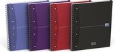 Oxford Essentials Europeanbook A4+ geruit 5mm 4 gaats 120 vel 90g harde kartonnen kaft assorti
